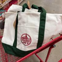 ราคา Traders Large Size Canvas Tote Bag Reusable Street Bag Joes Double sided Embroidery Log Handmade Bag 51 36 16cm (26471202872)