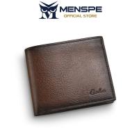 ราคา MENSPE กระเป๋าสตางค์ผู้ชายแบบกระเป๋าสตางค์ใบสั้นย้อนยุคกระเป๋าสตางค์แฟชั่นกระเป๋าสตางค์ผู้ชาย PU นุ่มกระเป๋าเดินทาง Pouch Koin ID เครดิตผู้ที่ใส่บัตร (25714847412)