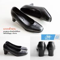 ราคา รองเท้านักศึกษา รองเท้ารับปริญญา คัทชูนักศึกษา หัวแหลม หัวมน ส้น 2 นิ้ว (9039755008)