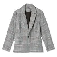 ราคา GEORGE เสื้อเบลเซอร์ เสื้อสูท ลายสก็อต คอปกแขนยาว WOMEN BLAZER C1002 (23903410309)