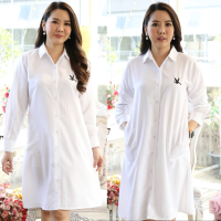 ราคา ชุดเดรสผู้หญิง ชุดกระโปรงผู้หญิง กระโปรงยาว เดรสยาว เดรสยาวสาวอวบ ชุดเที่ยวทะเลเดรสเที่ยวทะเล เดรสเชิ้ตยาว ลายมาใหม่ ใส่สบายไม่ร้อน (18619816325)