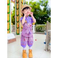 ราคา ส่งฟรี ส่งไว รวมลายชุดไทยท่านขุน แถมผ้าคาดเอว (24698537240)