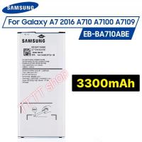ราคา แบตเตอรี่ แท้ สำหรับ Samsung Galaxy A7 2016 A710 EB BA710ABE 3300mAh ประกัน 3 เดือน ส่งจาก กทม (590424329)