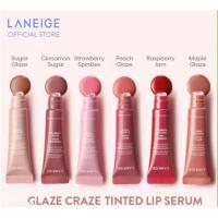 ราคา ลาเนจ ลิปโดนัท 6 สี ลิปลาเนจ ใหม่ 12 กรัม New Laneige Glaze Craze Tinted Lip Serum 12 g ของแท้ฉลากไทย โดนัทลิป Donut Lip ลาเนจลิป (25167314378)