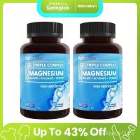 ราคา BioEmblem Triple Magnesium Complex 300mg of Magnesium Glycinate Malate amp Citrate for Muscles Nerves amp Energy Vegan Non GMO 180 Capsules (26260313052)