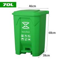 ราคา AURON 50L 70L ถังขยะเท้าเหยียบขนาด ถังขยะใหญ่ ถังขยะพลาสติก ที่แยกขยะ ถังขยะพลาสติก สวยงาม ถ ถังขยะพลาสติก ทนทาน (24761769221)