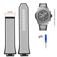 ราคา 618Ruer Watch Strap For HUBLOT BIG BANG 441 Classic Fusion Belt Men Watchband 27 17Mm Convex Mouth Watch Band For Men Send Tool (22074374593)