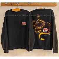 ราคา Marlboro Snake pass Long sleeve jumper Sweater Bio Washed เสื้อวินเทจ เสื้อโฆษณา heavy vintage shirt (25795553770)