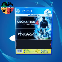 ราคา PS4 แผ่น ps4 ปกรวม Buddle มี 2แผ่น Uncharted 4 Horizon Zero Dawn มือ 2 (22385965068)