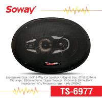 ราคา Soway TS 6977 ลำโพงโคแอกเซียล 3 ทาง ขนาด 6x9 นิ้ว แถมฝาครอบ สายไฟ แท้ 100 เครื่องเสียงติดรถยนต์ ลำโพงแกนร่วม 3 ทาง คุณภาพดี ลำโพงรถยนต์ ลำโพง 6x9 นิ้ว ลำโพงติดรถยนต์ ลำโพงแกนร่วม ลำโพง ดอกลำโพง ดอกลำโ