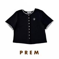 ราคา PREM เสื้อลิลลี่ เนื้อผ้าไหมพรม ยืดหยุ่น แต่งลูกไม้ 556 (126467178069)