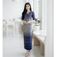 ราคา ชุดเซตเสื้อ กระโปรงผ้าไทย ชุดเสื้อผ้าถุงผ้าไทย ชุดไปทำบุญ ผ้าถุงลายไทย ชุดเข้าเซทผู้หญิง ชุดผ้าไทย (126674193739)