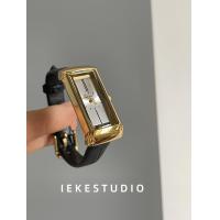 ราคา IEKE นาฬิกาข้อมือผู้หญิงสไตล์ย้อนยุคฝังกลไกควอตซ์ สายหนัง แฟชั่น ทันสมัย หลากหลาย ทนทาน ทนทานต่อการสึกหรอ นาฬิกาข้อมือแบบสี่เหลี่ยม (24564465963)