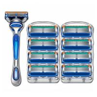 ราคา ยิลเลตต์ฟิวชั่น Gillette Fusion 5 Proglide Power ผู้ชายมีดโกนหนวดมือมีดโกนหนวด Flexball Bead แม่นยำทำความสะอาดปลอดภัยตรงโกน (26417484627)