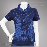 ราคา เสื้อ หม้อห้อม ม่อฮ่อมหม้อฮ่อม ลายหยดน้ำเชิงดอก สีทึบ กัดลาย คอจีนแขนสั้น เสื้อพื้นเมือง เสื้อหม้อฮ่อม เสื้อหม้อห้อม (6879016528)