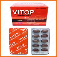 ราคา 10 แผง Blisters Vitop Vitamin and Minerals ไวท๊อป วิตามินรวม และเกลือแร่ รวม 100 แคปซูล Capsules (6468484566)