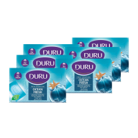 ราคา Duru Ocean Fresh Natural Herbal Bar Soap ดูรู โอเชี่ยนเฟรช สบู่ก้อนสมุนไพรธรรมชาติ 150กรัม x 6ก้อน (21551253549)