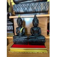 ราคา พระไม้แกะสลัก ไม้จามจุรีแท้ทั้งองค์ ขนาดเล็ก ปางสมาธิ งานหัตถกรรมฝีมือ แบบล้านนา (26243653647)