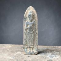 ราคา พระร่วงหลังรางปืน เนื้อชินตะกั่ว กรุวัดพระศรีรัตนมหาธาตุ สุโขทัย พระร่วงยืนประทานพร ส่งตรงปก ค959a (24826247458)