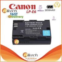 ราคา Alitech แบตเตอรี่กล้อง Canon LP E6 Li ion Battery LP E6 LPE6 2650mAh for Canon 6D 5D Mark III 5D Mark II 7D 60D Camera (4898366571)