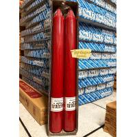 ราคา เทียนแดง เทียนแดงคู่ใหญ่ ขนาด 7x70 cm เทียนนำโชคเบอร์ 17 เทียนคู่สีแดง เทียนแดงไหว้ท้าวเวสสุวรรณ เทียนแดงต้นใหญ่ (15992166490)