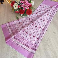 ราคา ผ้าไหมเกษตร ลายมัดหมี่ สีสดใส (25251530840)