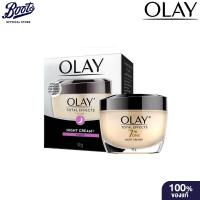 ราคา Olay Total Effect 7 In 1 Night Cream โอเลย์ โททัล เอฟเฟ็คส์ 7 อิน 1 ไนท์ ครีม 50กรัม (12119025193)