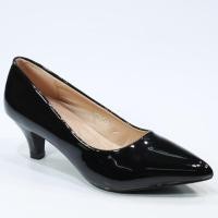 ราคา รองเท้า 2176 C1AC1B รองเท้าคัชชูนักศึกษา รองเท้าส้นสูง รองเท้าคัชชูสีดำ 2 2 นิ้ว FAIRY หนัง PU (18539138735)