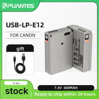 ราคา Puantes USB LP E12 TYPE C แบตเตอรี่ไฟฟ้าตรงกับ EOS M EOS M2 EOS M50EOS M10 EOS M100 EOS 100D (24174078330)