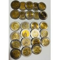 ราคา เหรียญที่ระลึก สองสี ผ่านใช้ ราคาต่อชุด 1ชุด มี 25 วาระ (26206064036)