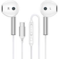 ราคา หูฟัง USB C iPhone 16e แบบมีสายสำหรับ iPhone 17 Pro Max Air 16e 16 Pro Max 16Pro 16 Plus 16 15 Pro Max 15Pro 15 Plus 15 หูฟังแบบใส่ในหู USBC i Phone 16 หูฟังแบบมีสายพร้อมไมโครโฟน (26158384349)