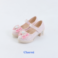 ราคา VICTORIA CHARMI รองเท้าส้นสูงเด็กผู้หญิงตกแต่งโบว์ด้านหน้าสวยวิงค์ ไซซ์ 26 30 (26362063684)