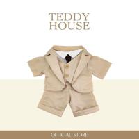 ราคา Teddy House Love is KIND Love is YOU ชุดตุ๊กตาหมีคู่ แต่งงาน ชุดเจ้าบ่าวเจ้าสาวสำหรับน้องหมี (25839290407)