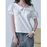 ราคา STYLIST Lana 025 เสื้อปาดไหล่โปโลแขนตุ๊กตา (126484577707)