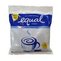 ราคา Equal Classic 0 Calorie Sweetener อิควล คลาสสิค สารให้ความหวานแทนน้ำตาล 1g x 300sachets (812604125)