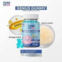 ราคา PURE99 GENIUS GUMMY Omega 369 โอเมก้า สมอง (24647302617)