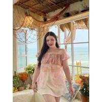 ราคา Sweet Garden Blouse เสื้อเปิดไหล่ชีฟองลายดอกแต่งลูกไม้ (126611020592)