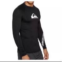 ราคา เสื้อว่ายน้ำแขนยาว Quiksilver Rashguard โลโก้ขาว (18880416090)