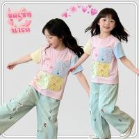 ราคา MC210 ชุดเด็กผู้หญิง เสื้อยืดลายการ์ตูนน่ารัก กางเกงยีนส์ขายาว ชุดเซ็ตเด็กแฟชั่น ใส่เที่ยว ใส่สบาย สไตล์เกาหลี (126650174177)