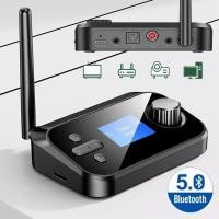 ราคา 2 IN 1 Bluetooth 5 0ตัวรับสัญญาณ AUX 3 5มม แจ็คสเตอริโอ Optical Coaxial RCA อะแดปเตอร์ไร้สายทีวี PC ลำโพง (15498081740)