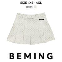 ราคา Bemingskirt078 XS 4XL Zala Skirt กระโปรงพลีทลายจุด ดีไซน์เรียบร้อย ใส่แล้วได้ลุคสุภาพดูดี (26288278289)