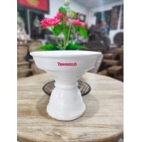 ราคา ขันโตก พาน พานเจ้านาง พานบายศรี พานดอกไม้ พานสีขาว พานดอกไม้สีขาว พานขาว ขนาด 10 นิ้ว (14206249498)