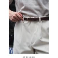 ราคา GROUNDER BROWN ZANE LEATHER BELT เข็มขัด เข็มขัดหนัง เข็มขัดผู้ชาย เข็มขัดหนังผู้ชาย สายหนังสีน้ำตาล หรูหรา แบบเรียบ (24786901386)