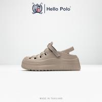 ราคา Hello Polo รองเท้าหัวโตผู้หญิง รองเท้าแฟชั่น แบบรัดส้น เบาสบาย ทนต่อการสึกหรอ พื้นหนา รองเท้าhello polo สไตล์ครีม HP8050 (24543163168)