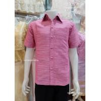 ราคา เสื้อไหมชาย เสื้อผ้าไหมชาย ไหมผสมฝ้าย สีโอรสชมพู ทอง ฟ้า ซาฟารี มี 10 สีให้เลือก (24426969167)