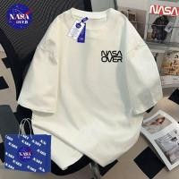 ราคา พร้อมส่ง NASA ใส่ได้ทั้งชายหญิง เสื้อ ผ้าฝ้ายแท้100 แขนสั้น ทรงโอเวอร์ไซส์ คอกลม เสื้อยืด ลายสีดำYG194 (25599525064)