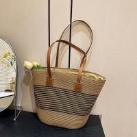 ราคา พร้อมส่ง 5 ลาย กระเป๋าสาน สายหนัง สานลาย กระเป๋าสานสายหนัง ทรงshoppping bag minimal M216 (19476549489)