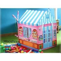 ราคา เต็นท์เจ้าหญิง เต้นท์ร้านขายของ บ้านบอล สีชมพู งานสวยน่ารัก (20682365898)