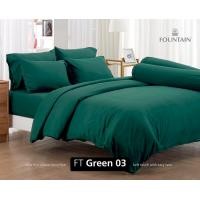 ราคา Fountain ผ้าปู 3 5 5 6 ฟุต ไม่มีผ้านวม ผ้าปู ที่นอน FTC สีพื้น ผ้านิ่ม สบายตัวซักเครื่องได้ ไม่ต้องอบความร้อน แห้งเร็ว สี GREEN 01 02 03 GRAY 02 03 04 BROWN 02 หอพัก อพาสเม้น โรงแรม รีสรอท บ้าน ที่อยู