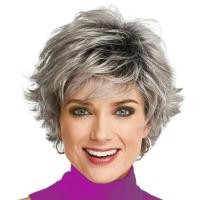 ราคา LEKGAVD หน้าม้านุ่มฟู วิกตัด pixie แบบสั้น สีบลอนด์สีน้ำตาล สีผสมกัน วิกผมตรงชั้น วิกผมดัดผม ทนความร้อนทน ผมบ๊อบผู้หญิง สำหรับผู้หญิง (25484748270)